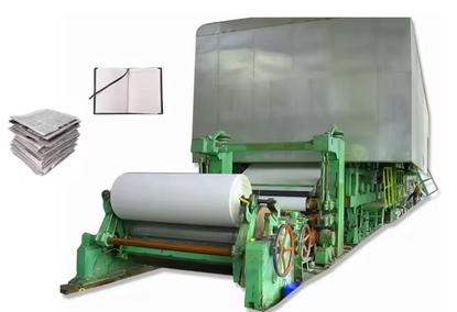 Production machine for making notebooks and A4 paper Production machine for making notebooks and A4 paper
