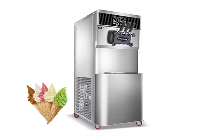 Stainless Steel Ice Cream Machine