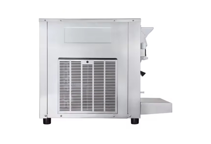 A machine for the production of solid ice cream A machine for the production of solid ice cream