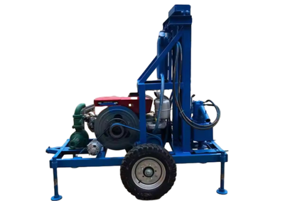 Tractor drilling rigs