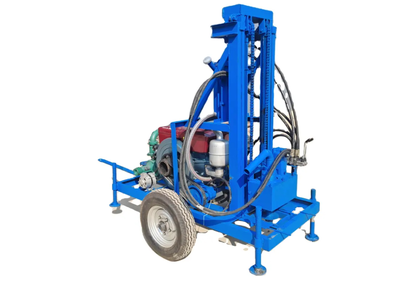 Tractor drilling rigs