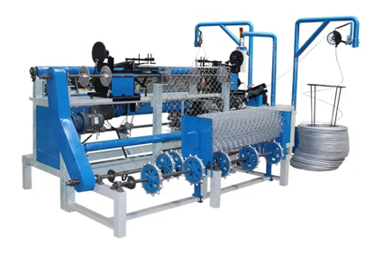 Automatic Diamond Galvanized Wire Mesh Weaving Machine