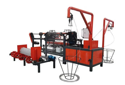 Double Wire Diamond Mesh Making Machine