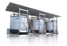 Production of compost from chicken manure for fermentation of organic fertilizers