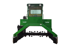 Machine for composting from organic waste