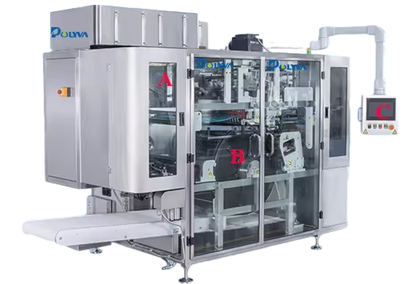 Machine for Packing and filling water-soluble laundry detergent bags
