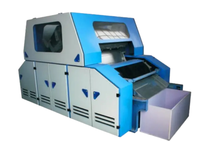 Carding machine for wool, Alpaca and Cashmere hair removal