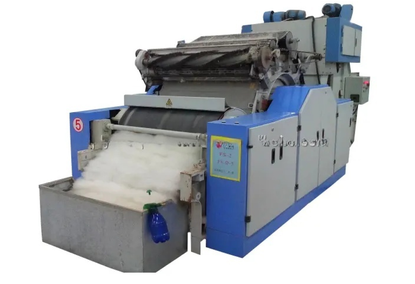 Carding machine for wool, Alpaca and Cashmere hair removal