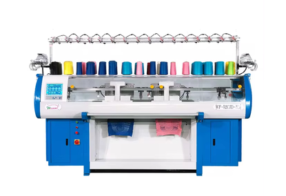 A machine for knitting the upper part of shoes