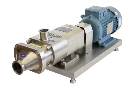 Industrial twin Screw pump for pumping chocolate