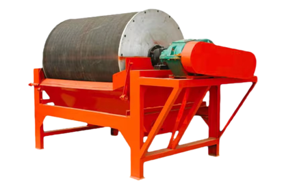 Dry magnetic separator for ore absorption