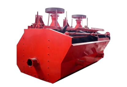 Flotation machine for processing mineral gold