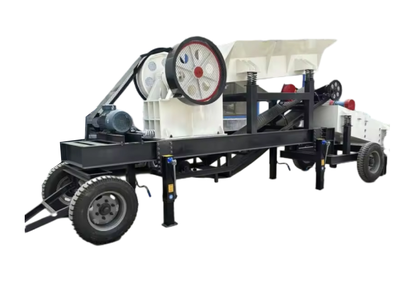 Portable Concrete Crusher with Vibrating Screen