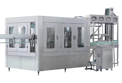 Automatic filling and packaging line for mineral and pure water Automatic filling and packaging line for mineral and pure water