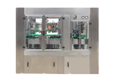 Machine for filling, capping and sealing aluminum cans