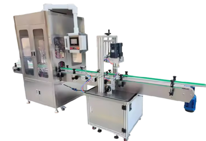 Automatic filling machine for creams, shampoos Automatic filling machine for creams, shampoos