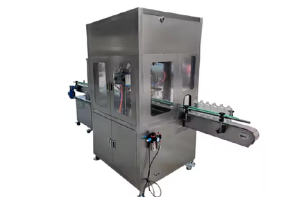 Automatic filling machine for creams, shampoos Automatic filling machine for creams, shampoos