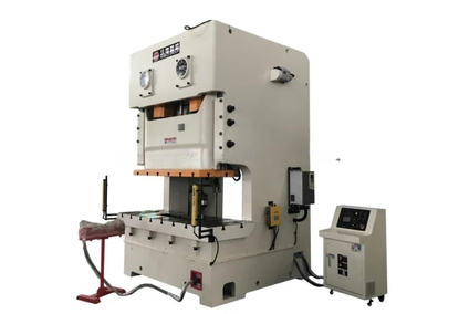 Stamping press with double crank frame Stamping press with double crank frame