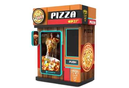 High-tech pizza vending machine High-tech pizza vending machine