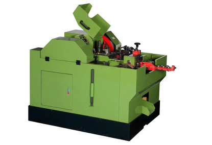 High-speed machine for the production of fasteners