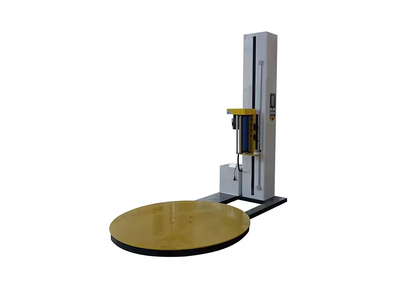 Pallet Wrapping Machine with Stretch Film with PLC Control System Pallet Wrapping Machine with Stretch Film with PLC Control System
