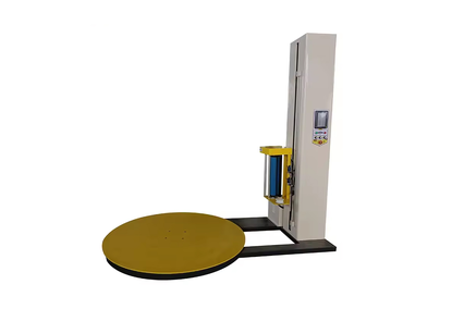 Pallet Wrapping Machine with Stretch Film with PLC Control System Pallet Wrapping Machine with Stretch Film with PLC Control System