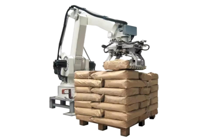 Automatic robot palletizer for the production line