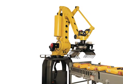 Automatic robot palletizer for the production line