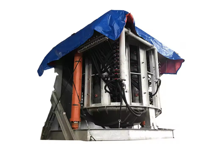 Electric induction furnace for melting steel scrap Electric induction furnace for melting steel scrap