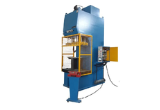 Hydraulic press for deep drawing