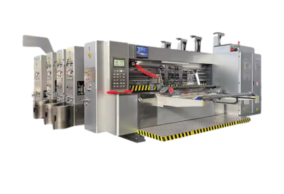 Printing machine for cutting and die-cutting cardboard