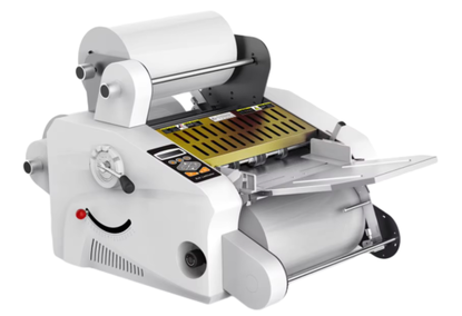 Roll laminator with rewinding, foiling Roll laminator with rewinding, foiling