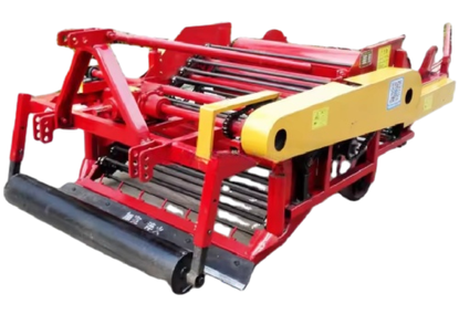 Tractor mounted harvester for cleaning