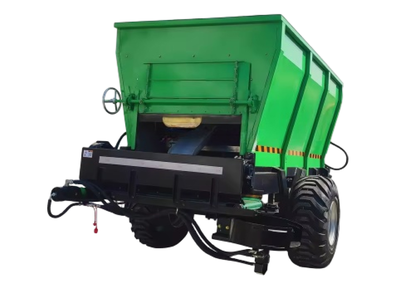 Fertilizer spreader with hydraulic drive Fertilizer spreader with hydraulic drive
