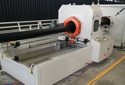 Extrusion line for the production of water supply pipes