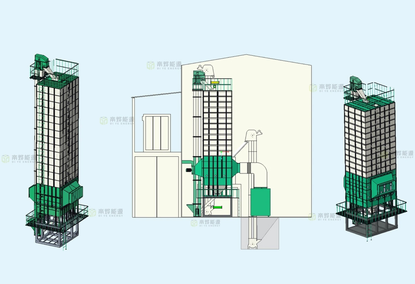 Drying equipment with heat pump for soybeans, wheat, corn, rice, seeds and other cereals