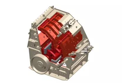 High-efficiency impact crusher of the SP series High-efficiency impact crusher of the SP series