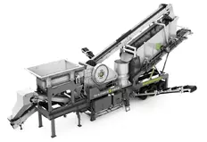 Mobile combined installation on a SWZ wheeled chassis
