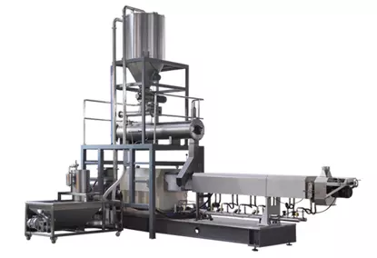 Complex for the production of feed (floating) for fish