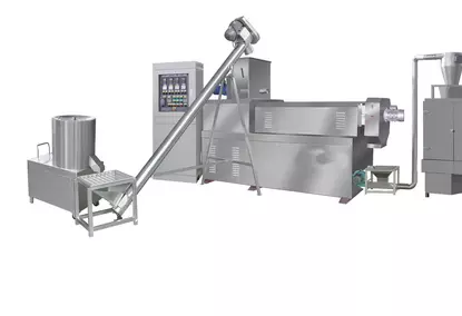 Snack extruder with filler Snack extruder with filler