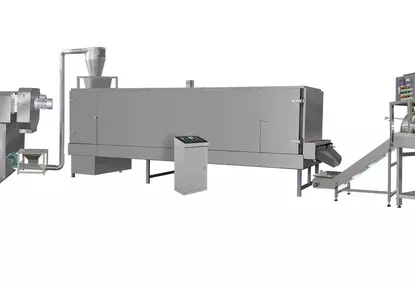 Snack extruder with filler Snack extruder with filler