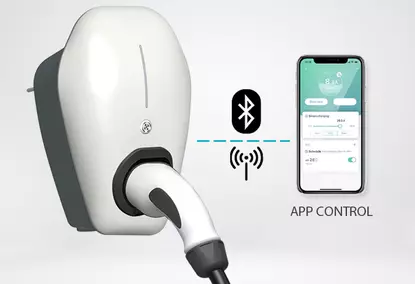 An 11 kW home charger An 11 kW home charger