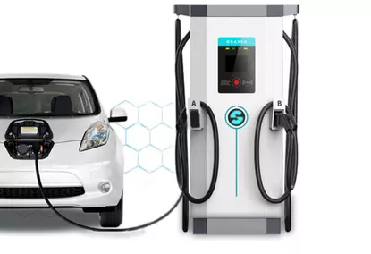 Charging station for electric vehicles with CCS2 and GB/T DC connectors 90 kW Charging station for electric vehicles with CCS2 and GB/T DC connectors 90 kW