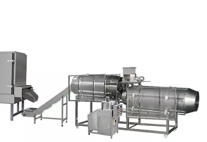 A line for the production of filled snacks and cereals A line for the production of filled snacks and cereals