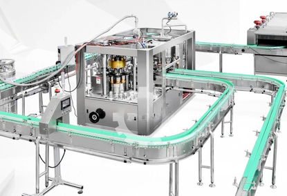 Packaging line for filling and sealing aluminum cans YLG45 Packaging line for filling and sealing aluminum cans YLG45