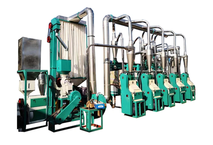 Grain crushing plant with a capacity of 10-100 tons/day. GTY