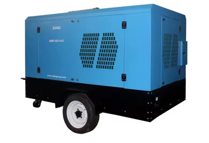 Compressor with 110 kW diesel engine for the mining industry