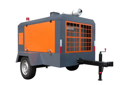 Mobile air compressor for drilling operations
