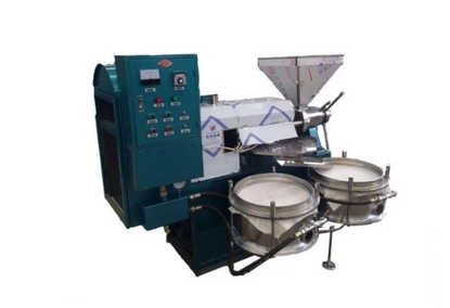 Olive oil extraction and cold pressing machine.