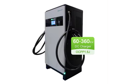 Wolun Fast Charger for Electric Vehicles, 60 kW, with RFID card and QR code